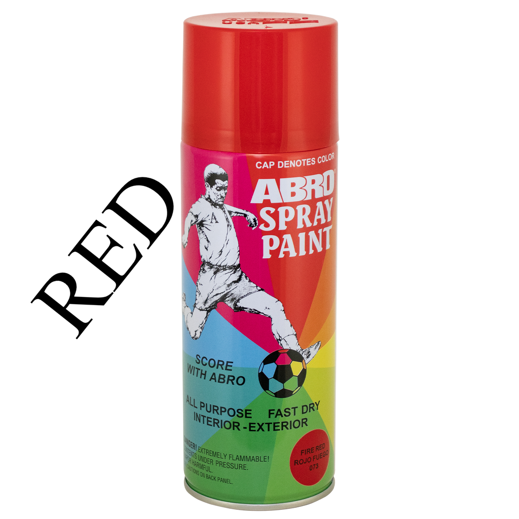  ABRO SPRAY RED PAINT 