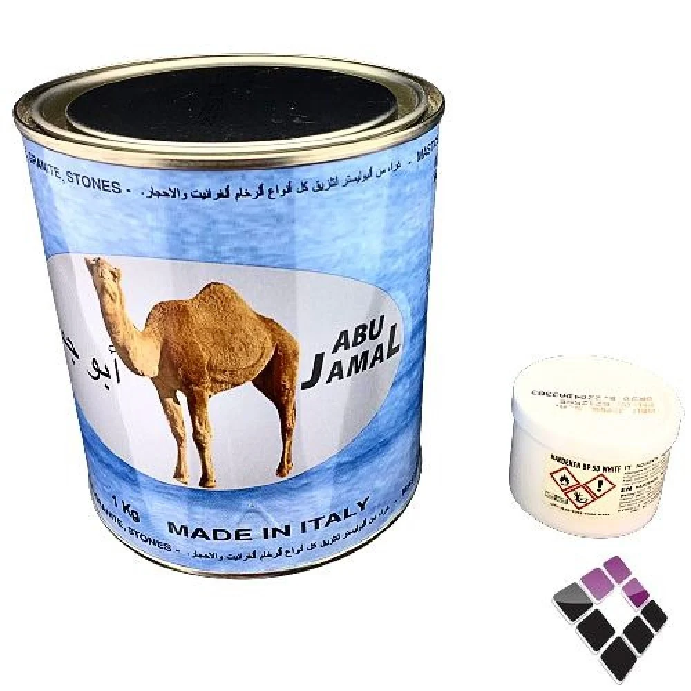  ABU JAMAL MARBLE GLUE WHITE 1KG-ITALY 