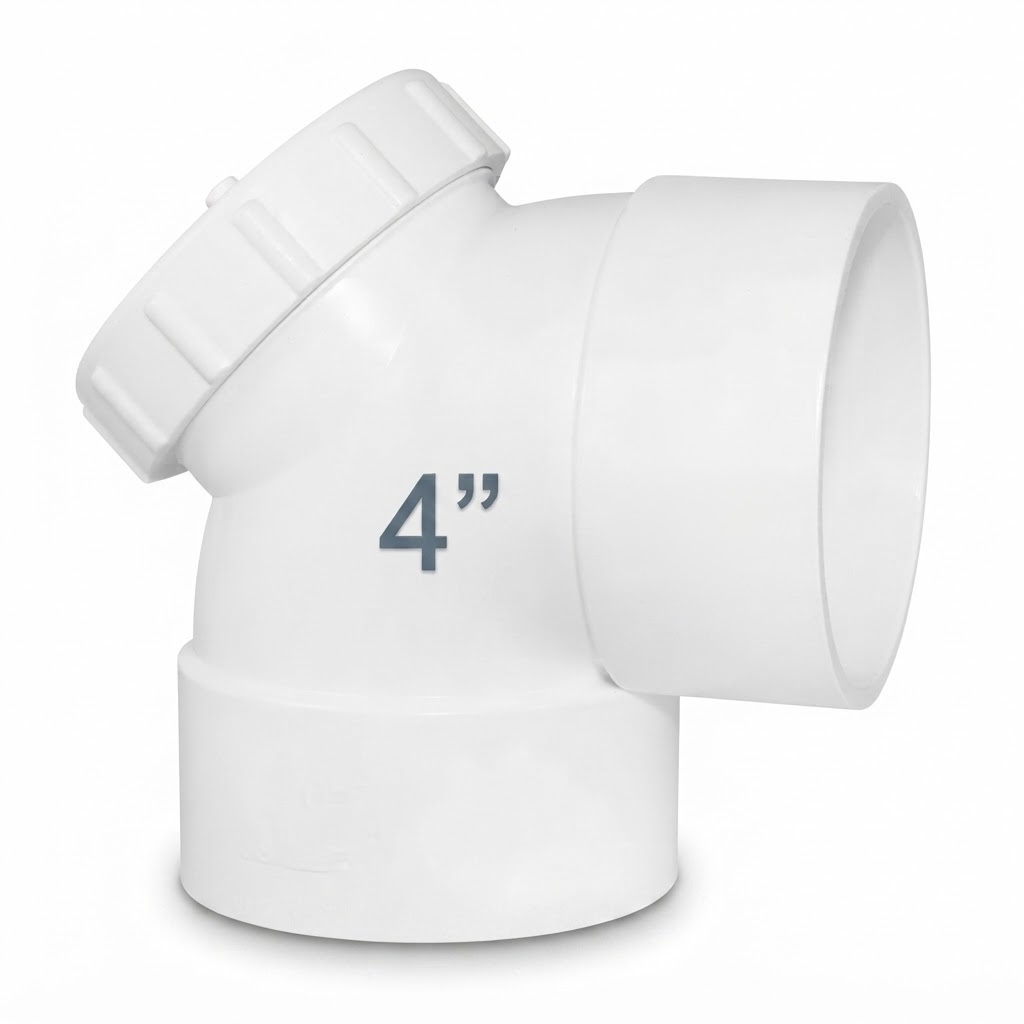  AGM DOOR ELBO UPVC 4'' SCH 40 