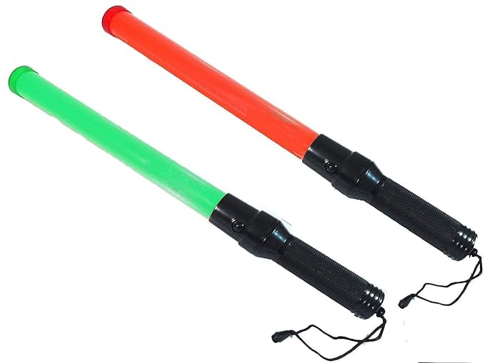  ALLIANCE BATON SAFETY LIGHT ORANGE/GREEN -CHINA 