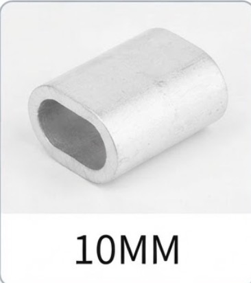  ALUMINIUM CLIP STEEL WIRE 10MM 