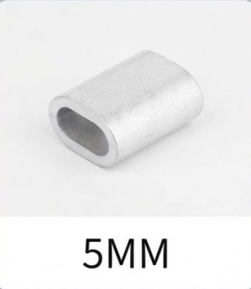  ALUMINIUM CLIP STEEL WIRE 5MM 
