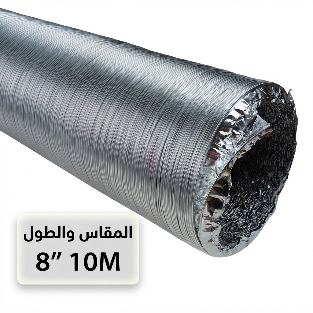  ALUMINIUM FLEX HOSE - 8" 10M (AFS) - TURKEY 