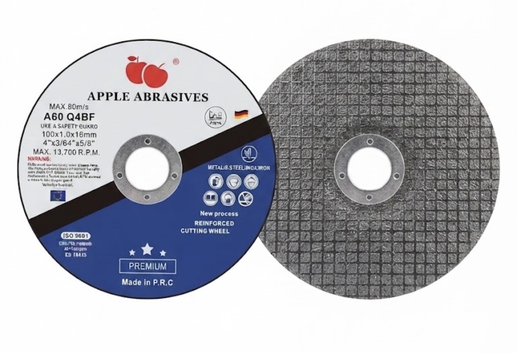 APPLE ABRASIVES CUTTING DISC BLUE/SILVER 4.''X1.0X100MM