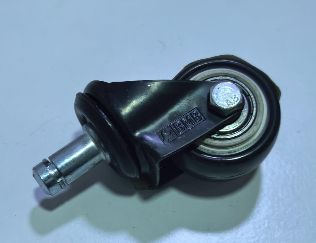 BMB WHEEL BLACK RUBBER BEARING PIN TYPE 1.5" 40MM