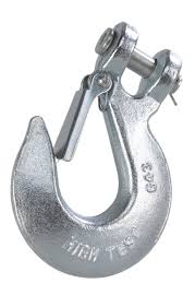 CHAIN HOOK WITH SAFETY CLIP 1/2 - HIGH TEST