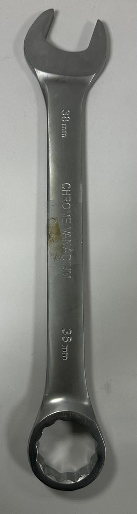  CHROME VANADIUM COMBINATION SPANNER 38MM 