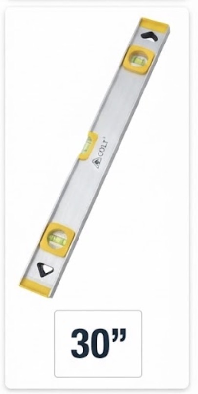  COLT ALUMINIUM LEVAL 30'' 75CM WITH SIDE VIEW - CH4675/13186 