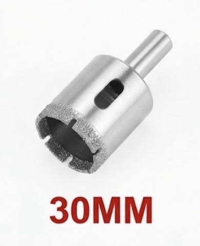  DANNIO DIAMOND GLASS HOLE SAW 30MM -CHINA 