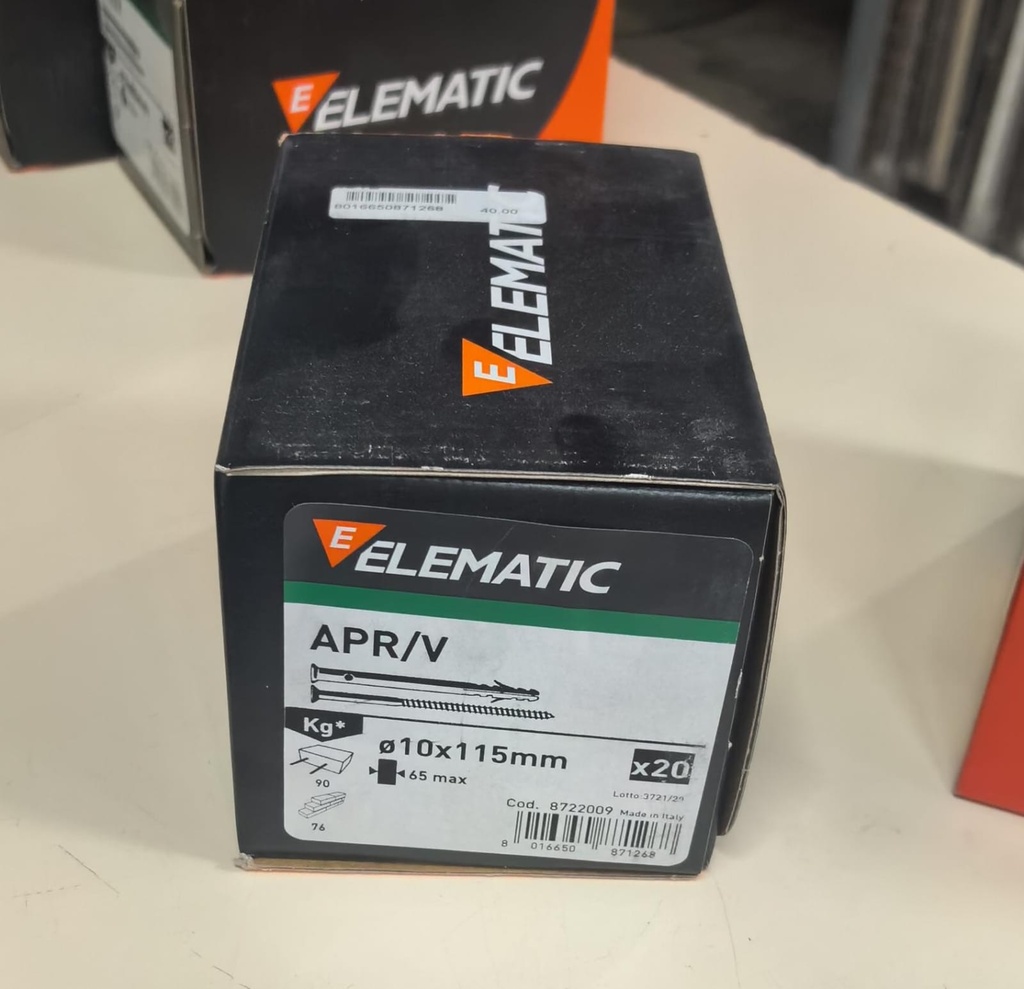  ELEMATIC FISHER WITH BOLT 10X115 - ITALY 