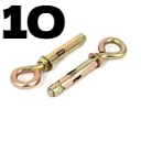 Expansion Screws Closed Hook 10