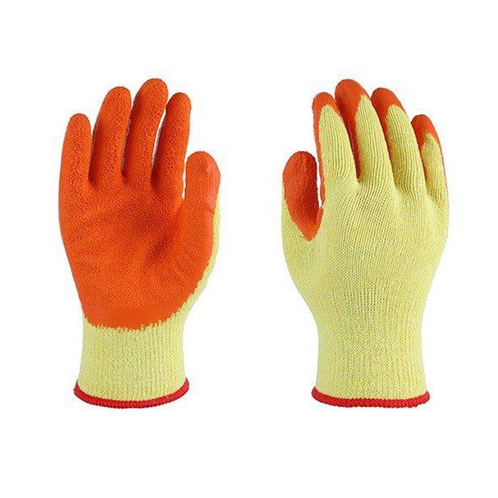 FORCE MIX HAND GLOVES ORANGE & YELLOW -CHINA/LMGZ120-70W