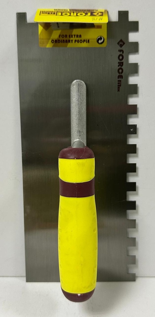  FORCE PLASTERING TROWEL WITH TEET 280MMX120MM 