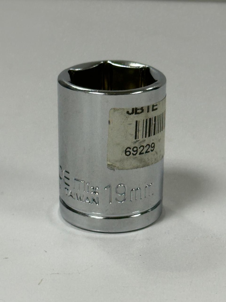  FORCE SOCKET 19MM SHORT - TAIWAN 
