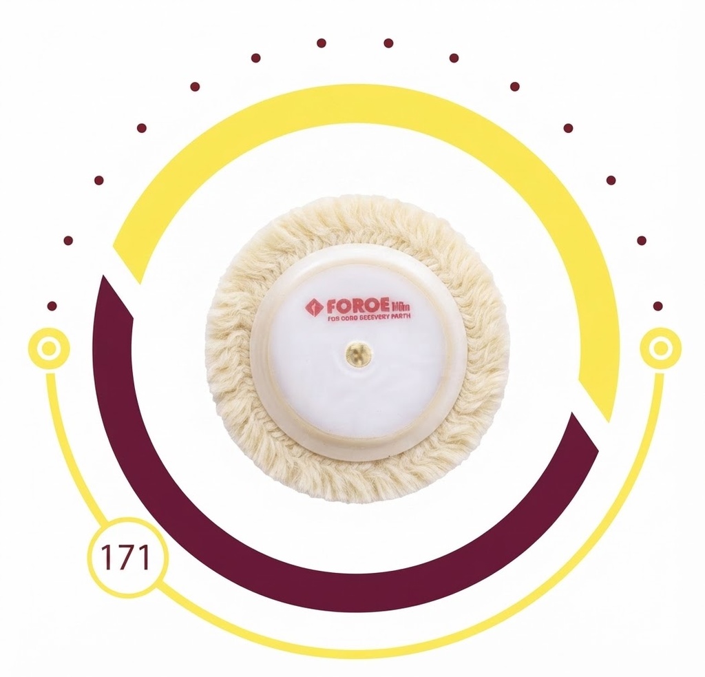  FORCE WOOL PADS BUFFING & POLISHING 125MM - LMGC032-125 