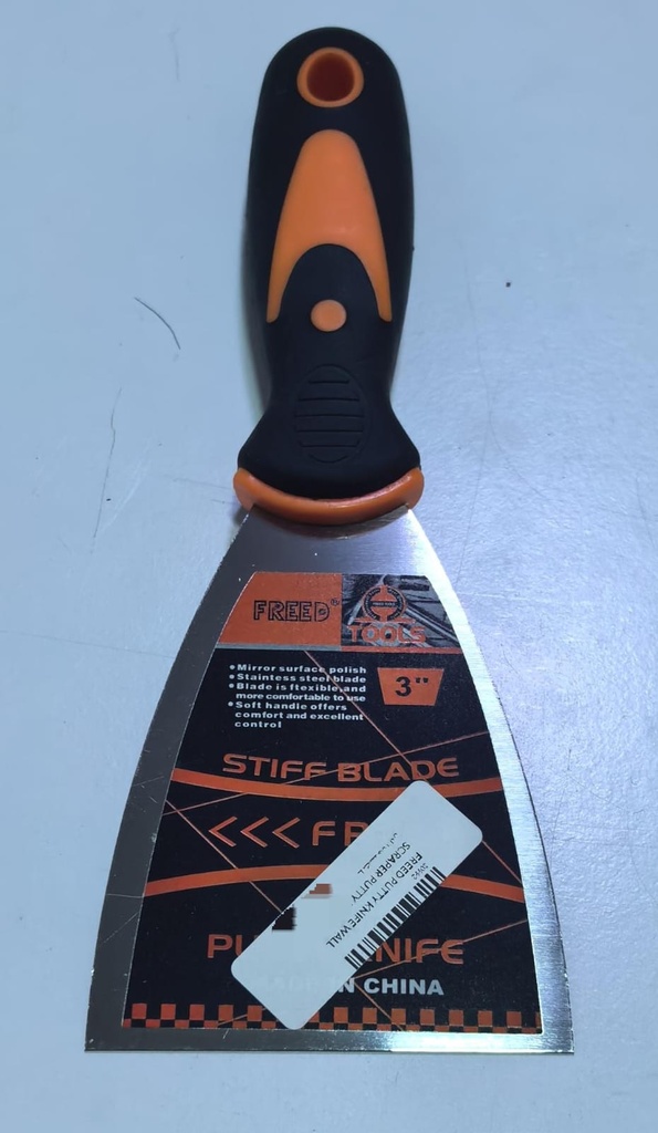  FREED PUTTY KNIFE WALL SCRAPER PUTTY KINFE 3" -CHINA 