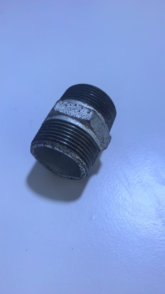 GI HEX NIPPLE 1-1/4''X1-1/4'' 