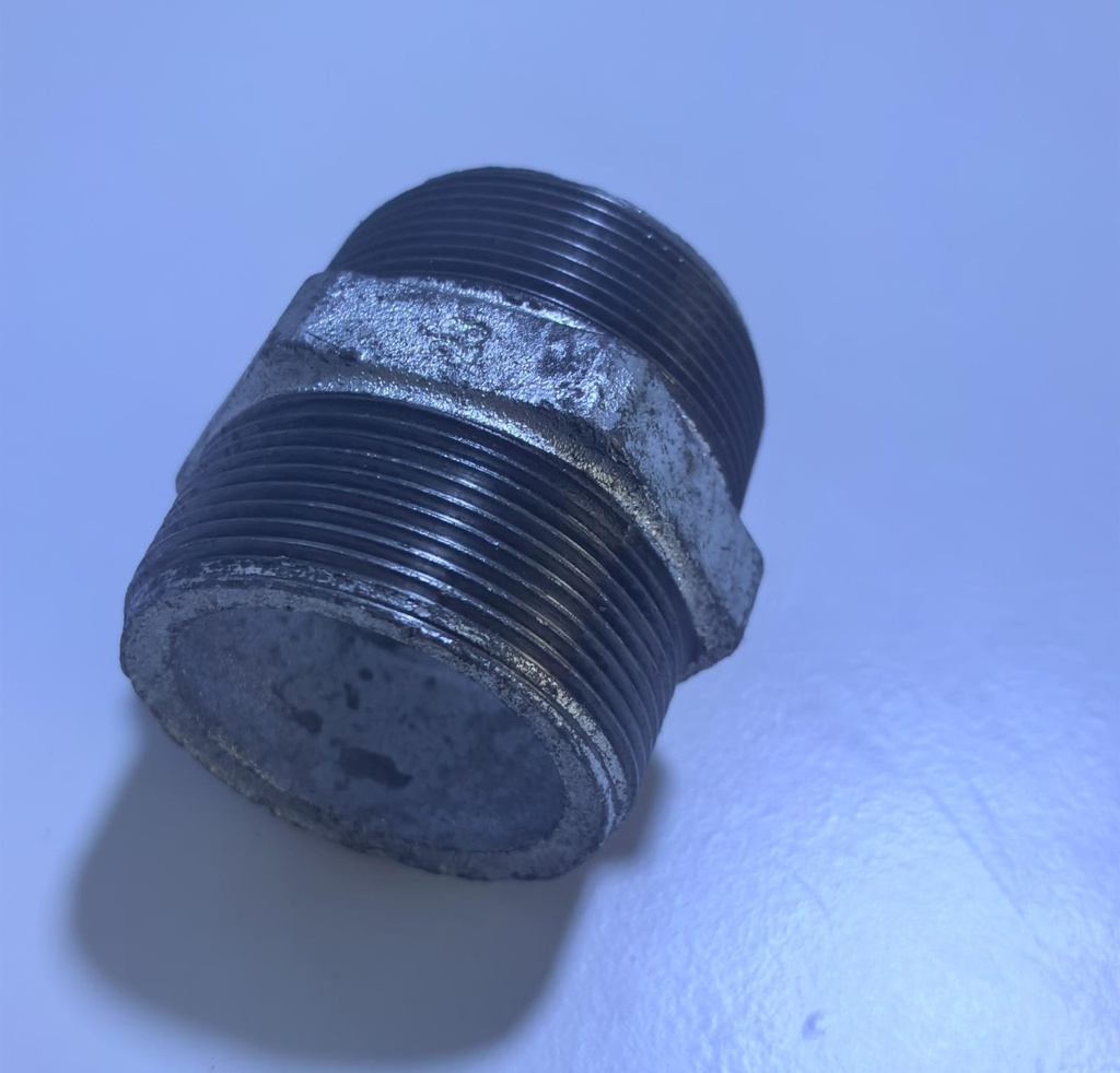  GI HEX NIPPLE 2"X2'' 