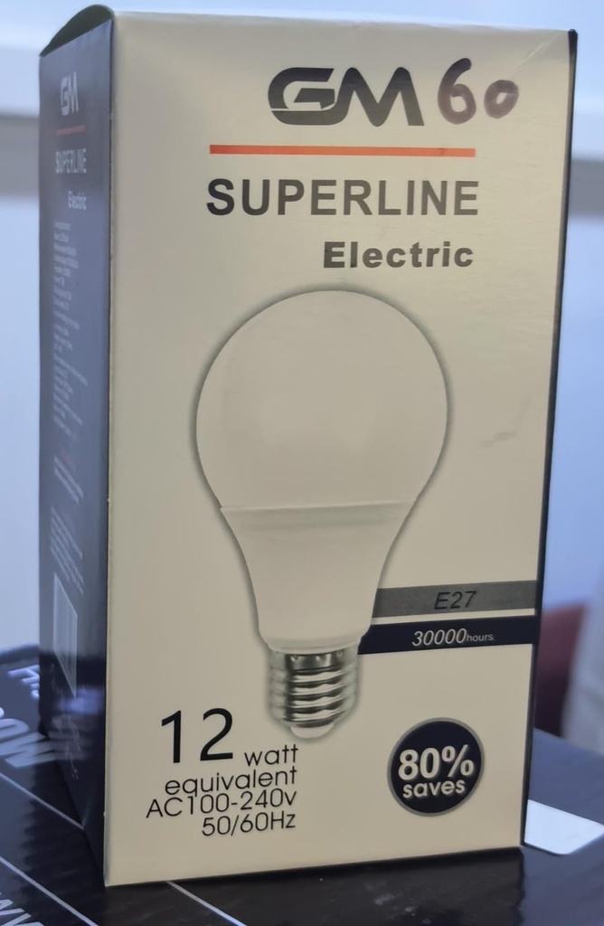  GM LED BULB 12W 220V 7000K DAYLIGHT 