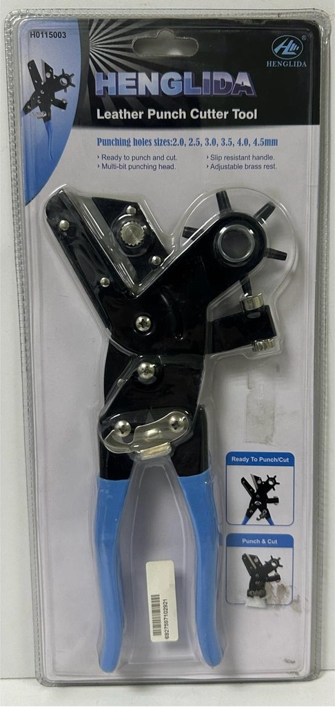 HENGLIDA LEATHER PUNCH CUTTER 2.0 TO 4.5MM TOOL H0115003