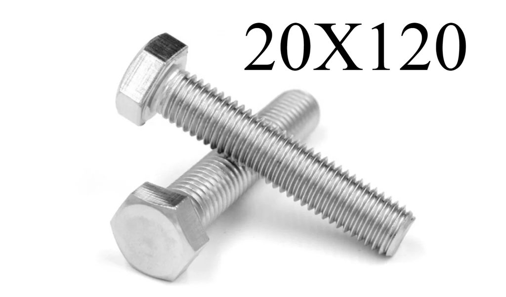  HEX BOLT GI - (20X120) 