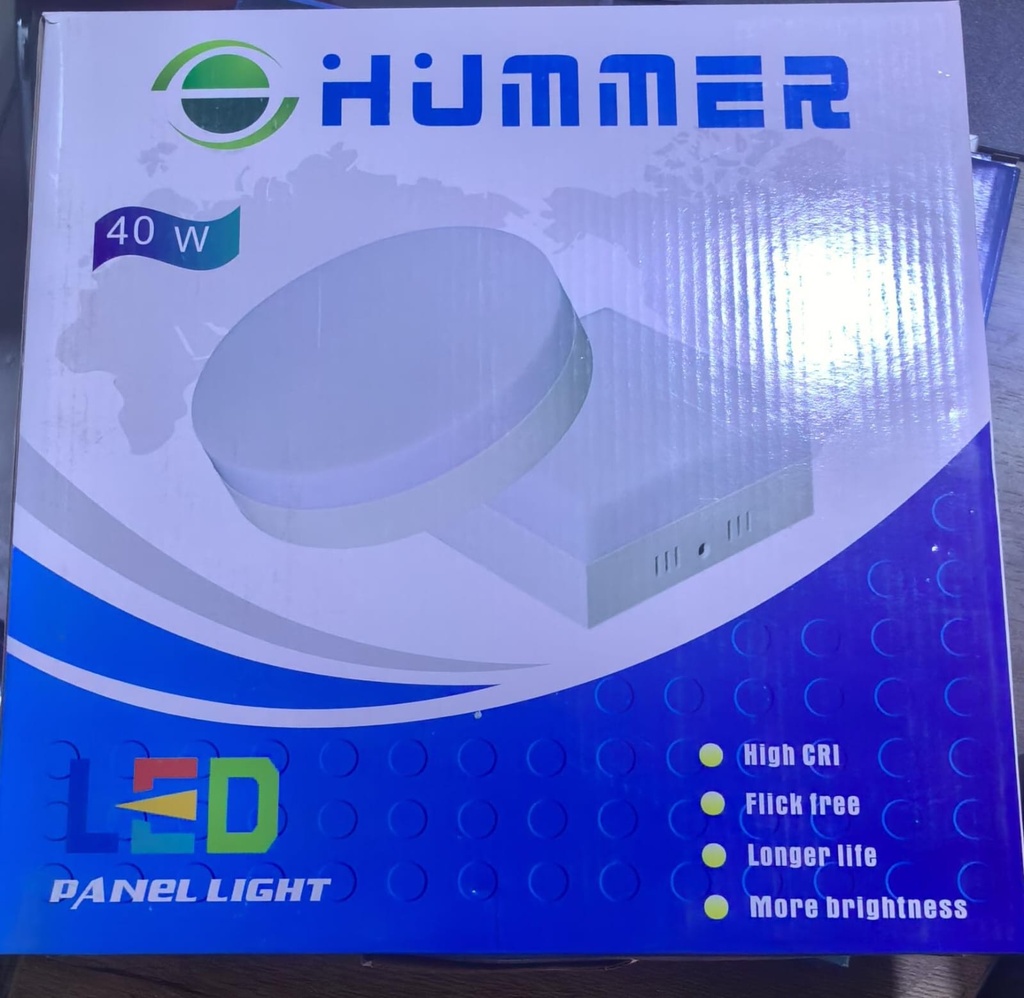  HUMMER LED PANEL LIGHT OUTSIDE 40W 220V YELLOW - HU-1688-40W 