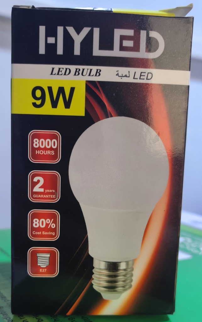  HYLED LED BULB 9W 220V 6500K WHITE 