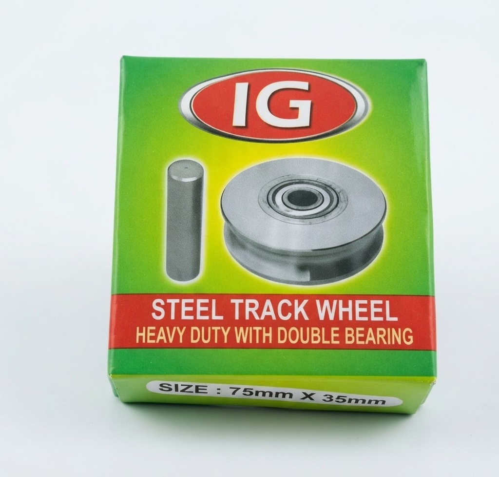  IG SLIDING DOOR WHEEL BOLT TYPE  U SHAPE 75X35MM -CHINA 