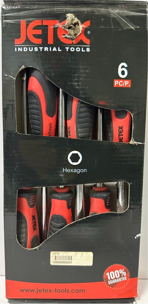  JETEX 6PCS NUT DRIVER SCREW DRIVER - 19-35600 