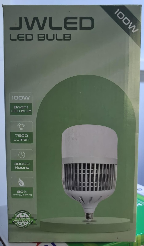  JWLED LED BULB T-SHAPE 100W 100-220V 7000K DAYLIGHT-QBUL-100 