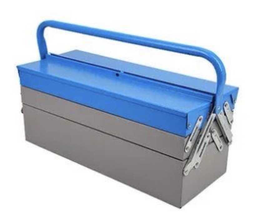  KITOOLS TOOL BOX 5SECTION - BLUE & GRAY 