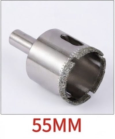  LAURANT DIAMOND GLASS HOLE SAW 55MM -CHINA 