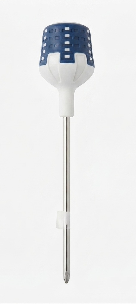 LISOWER SCREW DRIVER 6X100MM (+) WHITE/BLUE - LS-49445 