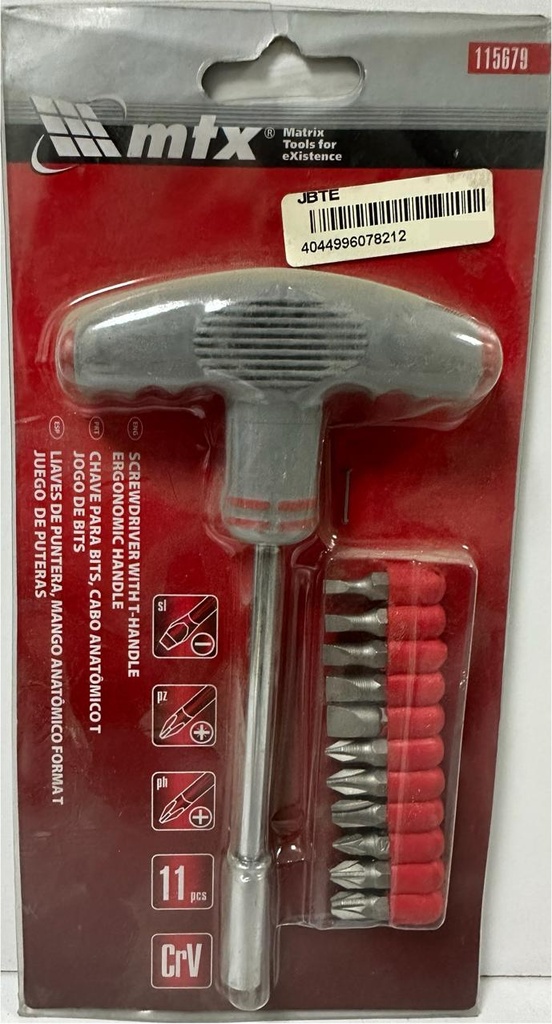  MTX SCREW DRIVER SET WITH HANDLE 