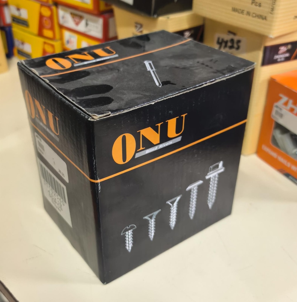  ONU BLIND RIVET 4X19 SILVER (500PCS) 