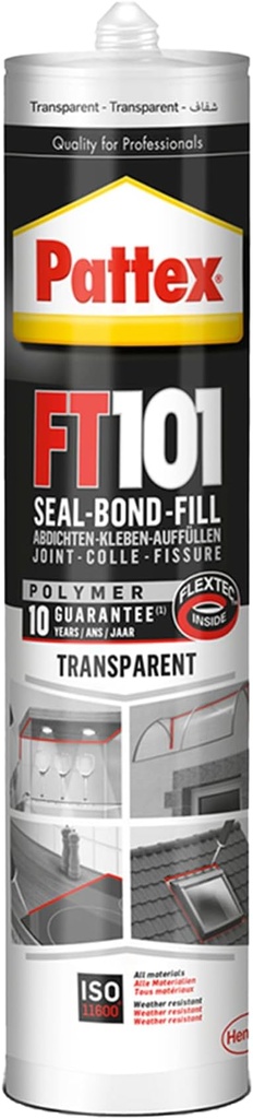  PATTEX FT101 SEAL-BOND-FILL TRANSPARENT 280ML - GERMANY 