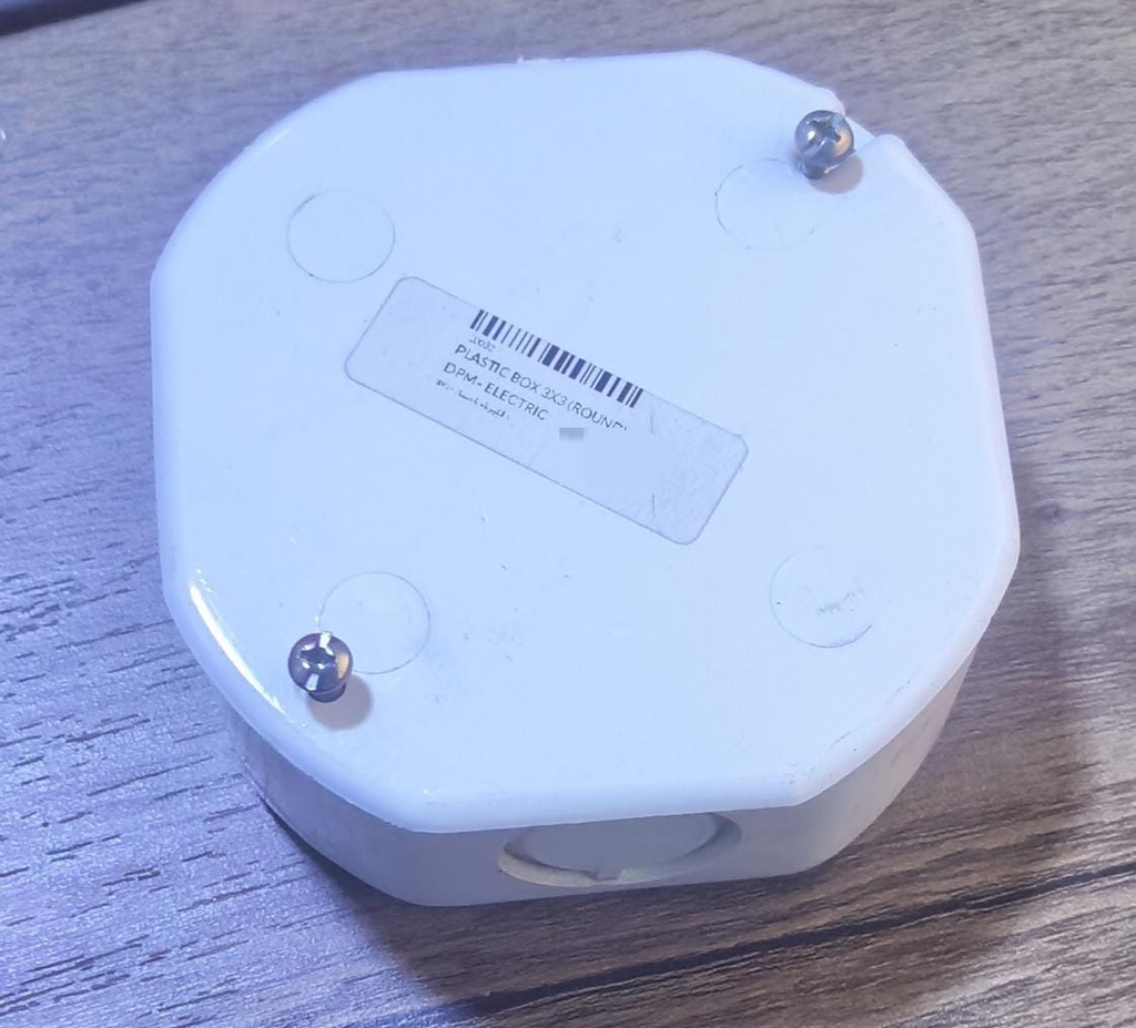  PLASTIC BOX 3X3 (ROUND) DPM - ELECTRIC 
