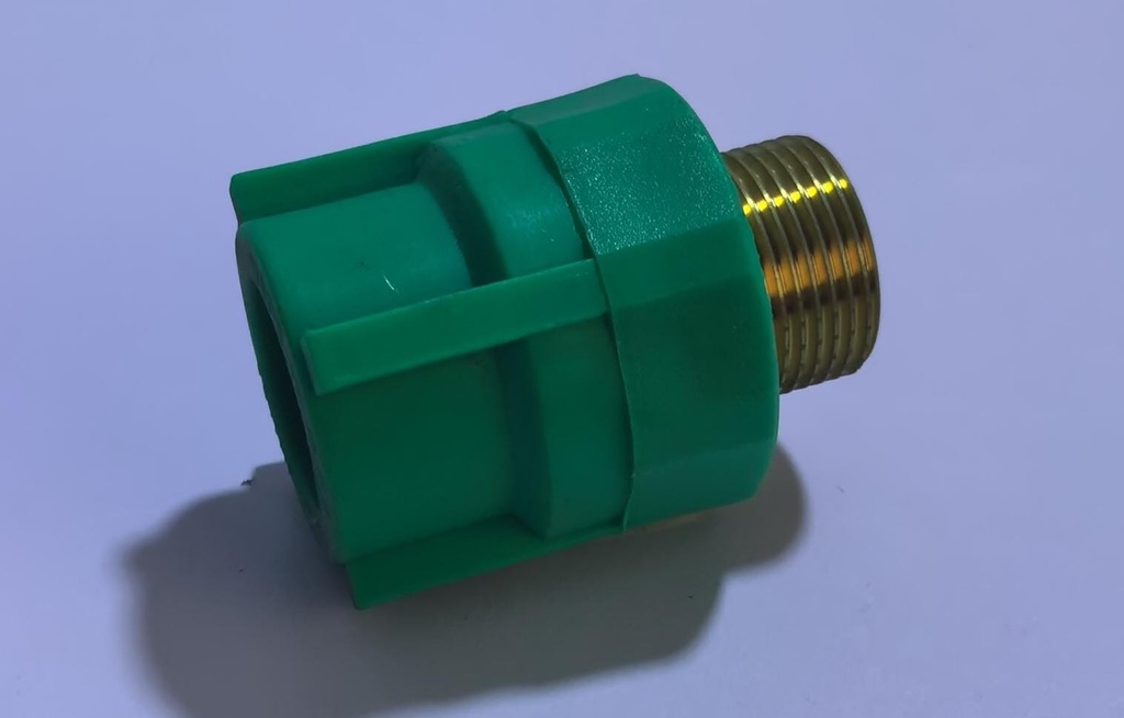  PPR MALE ADAPTER BRASS 3/4''X3/4'' 