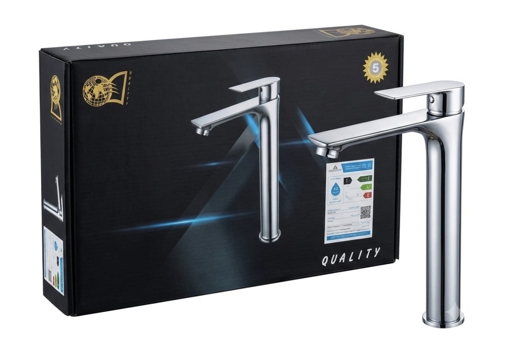  QUALITY BASIN MIXER LONG CHROME -102430012 