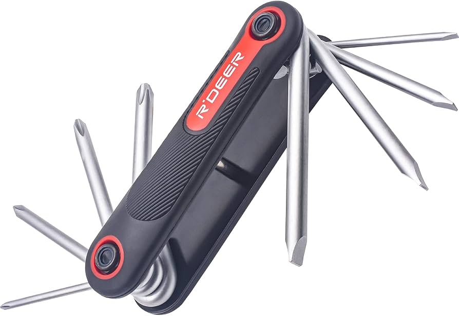  R'DEER 8PCS FOLDING SCREWDRIVER SET + - RT-8A 