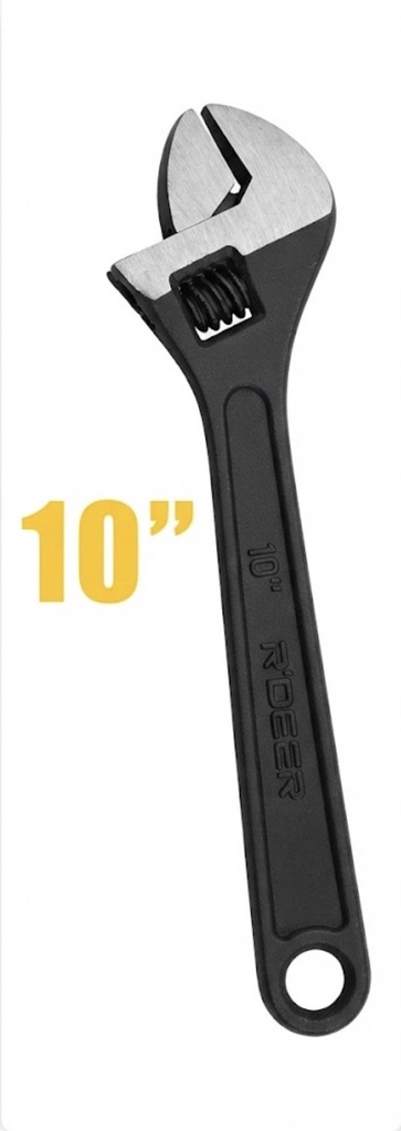  R'DEER ADJUSTABLE WRENCH 10" 250MM - RT253-10 