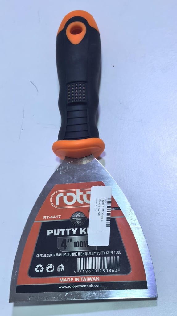  ROTO PUTTY KNIFE 4" 100MM -TAIWAN 