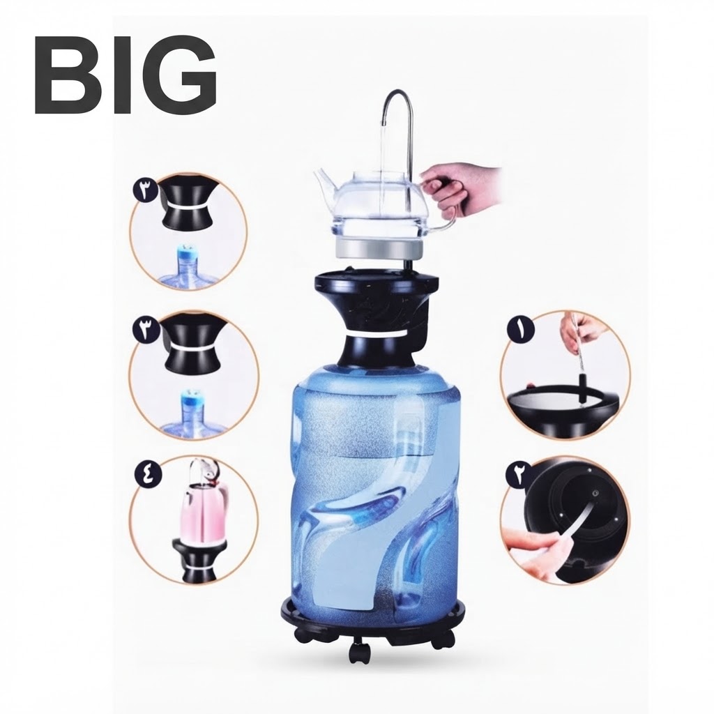  SAFARI MOBILE PUMP AC 220V DC 3.8V 360° ROTATION - BIG 