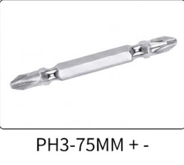  SCREW DRIVER BIT PH3-75MM + - YDS 