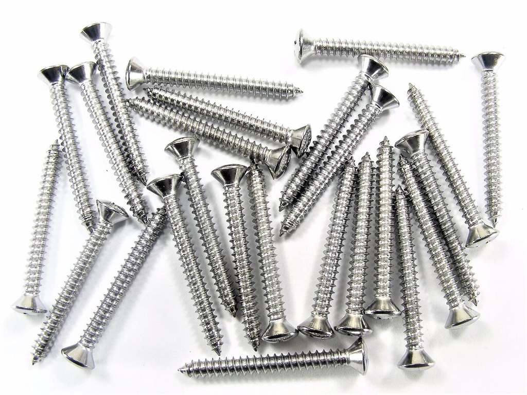  SELF TAPING SCREW FH AB NICKLE 032-10X1-1/2" 