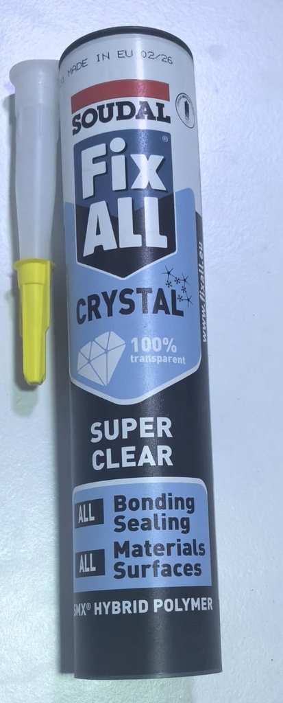  SOUDAL FIX ALL CRYSTAL SUPER CLEAR 290ML - EU 