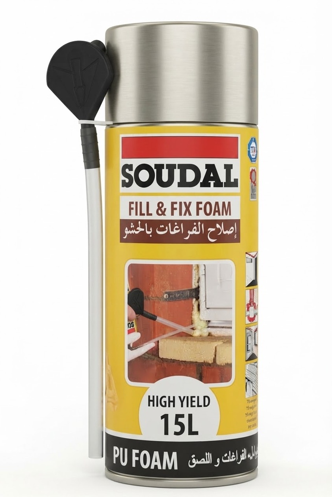  SOUDAL FOAM FILL & FIX 300ML - SMALL 