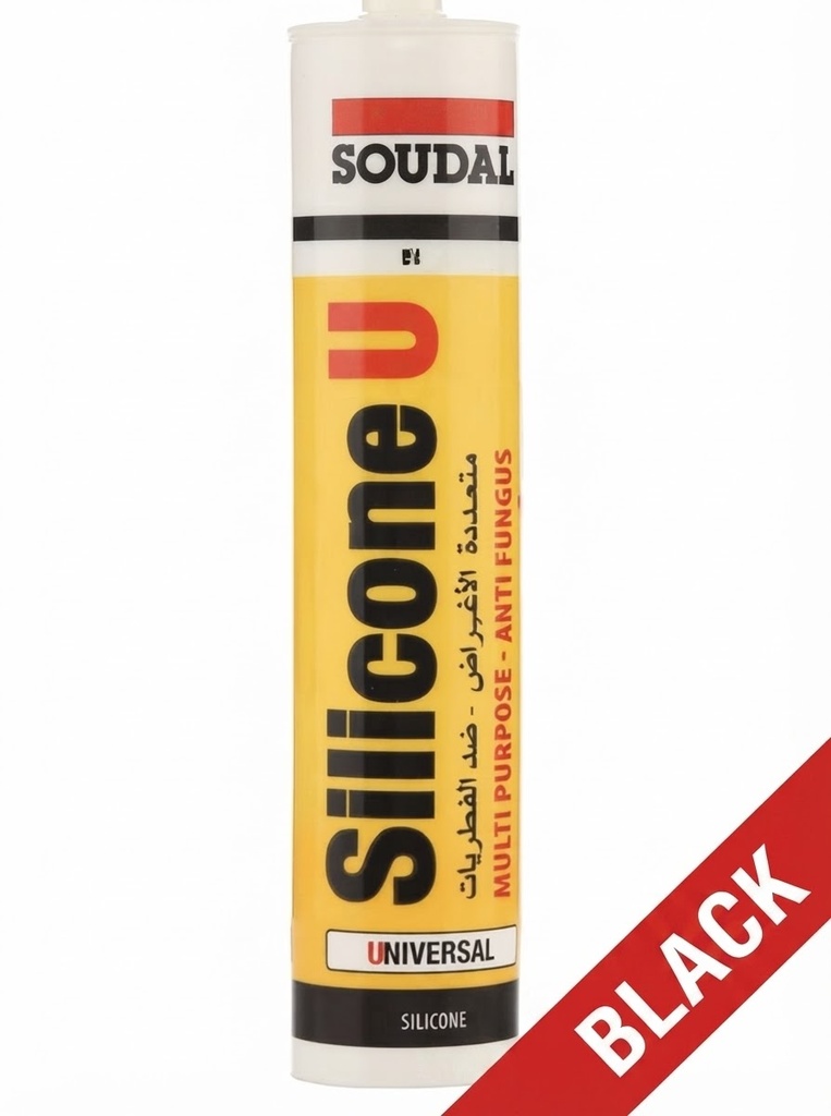  SOUDAL SILICONE BLACK - U.A.E 
