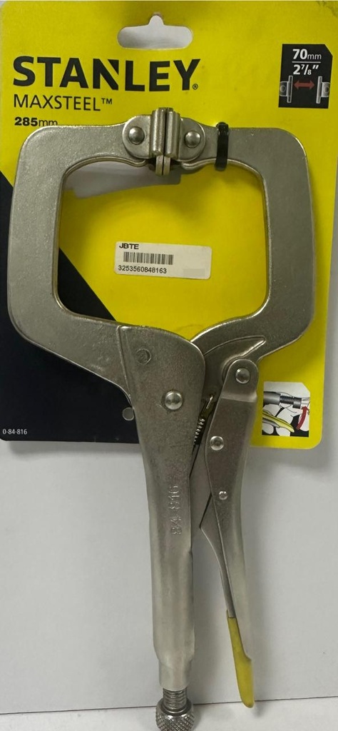  STANLEY C CLAMP LOCKING PLIERS 285MM - 0-84-816 