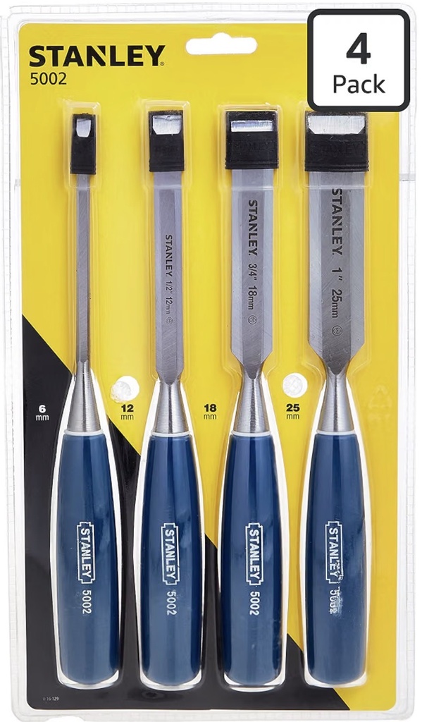 STANLEY CHISEL 4PCS SET (5002) - 0-16-129/STNHTS16129